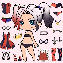 Взломанная Doll Dress Up - Makeup Games  [МОД Menu] - полная версия apk на Андроид