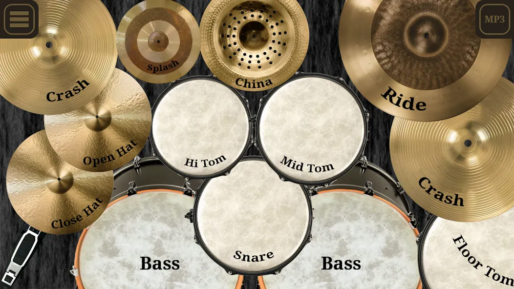 Drum kit (Drums) free  [МОД Бесконечные монеты] Screenshot 1