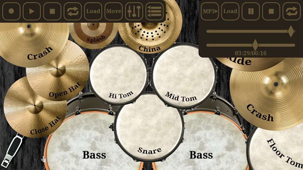 Drum kit (Drums) free  [МОД Бесконечные монеты] Screenshot 3