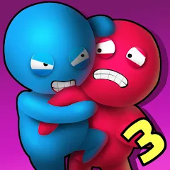 Взлом Noodleman Party: Fight Games (Нудлман Пати)  [МОД Много монет] - стабильная версия apk на Андроид