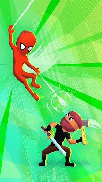 Web Master: Stickman Superhero (Вебмастер)  [МОД Mega Pack] Screenshot 2