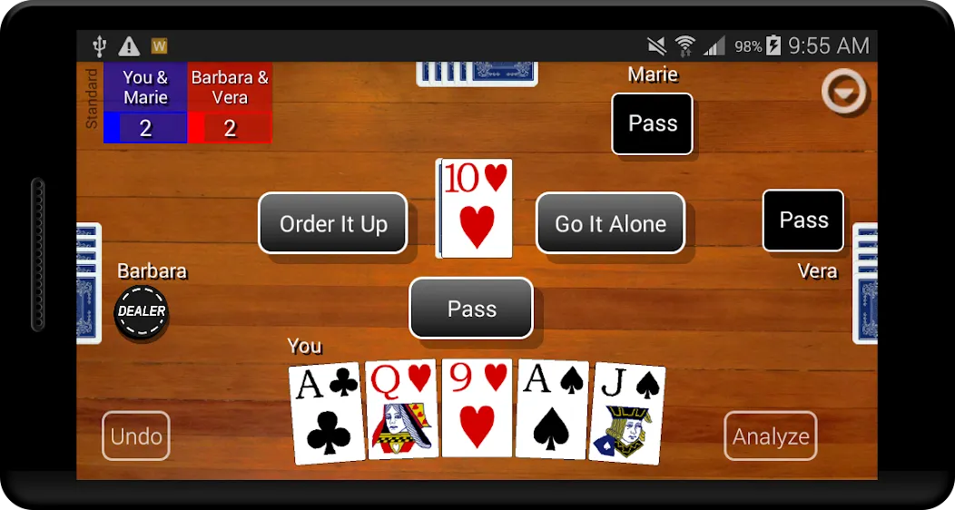 Euchre Card Classic (Юкер Кард Классик)  [МОД Меню] Screenshot 1