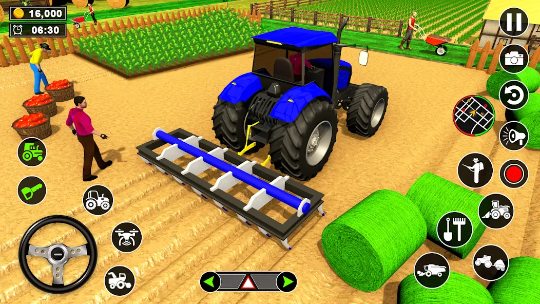 Real Tractor Driving Simulator (Реальный симулятор вождения трактора)  [МОД Много денег] Screenshot 2