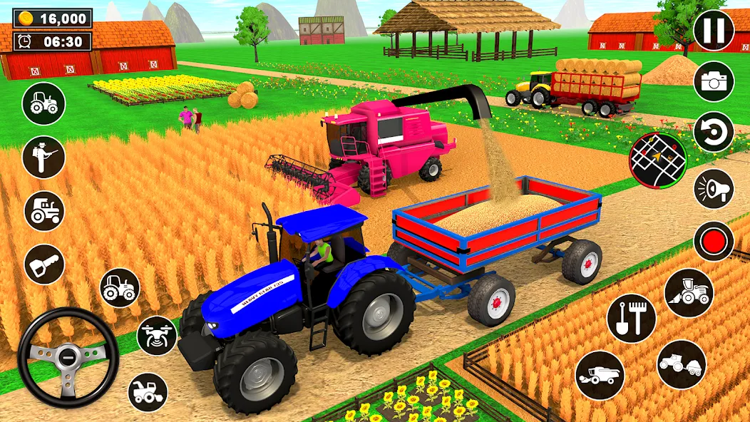 Real Tractor Driving Simulator (Реальный симулятор вождения трактора)  [МОД Много денег] Screenshot 5