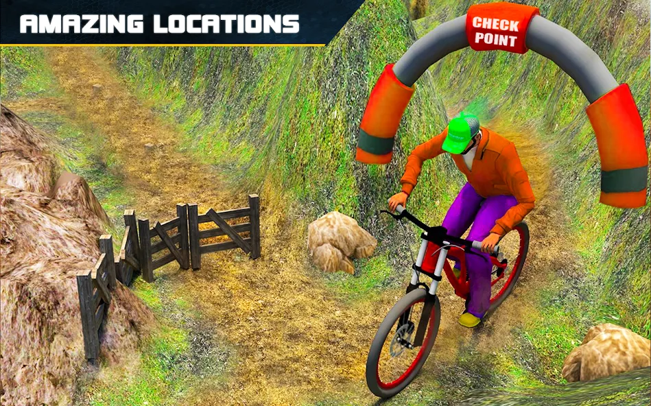 BMX Boy Bike Stunt Rider Game (БМХ)  [МОД Menu] Screenshot 4