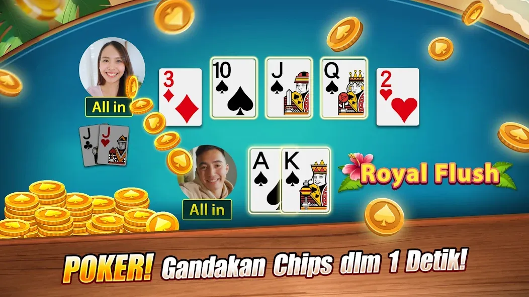 LUXY Domino Gaple QiuQiu Poker (Лукси Домино Гапл Киукиу Покер)  [МОД Много монет] Screenshot 3