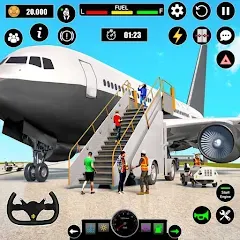 Взлом Airplane Simulator Plane Games  [МОД Бесконечные деньги] - стабильная версия apk на Андроид