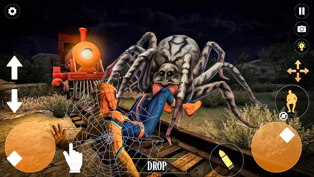 Horror Spider : Scary Train  [МОД Много денег] Screenshot 4