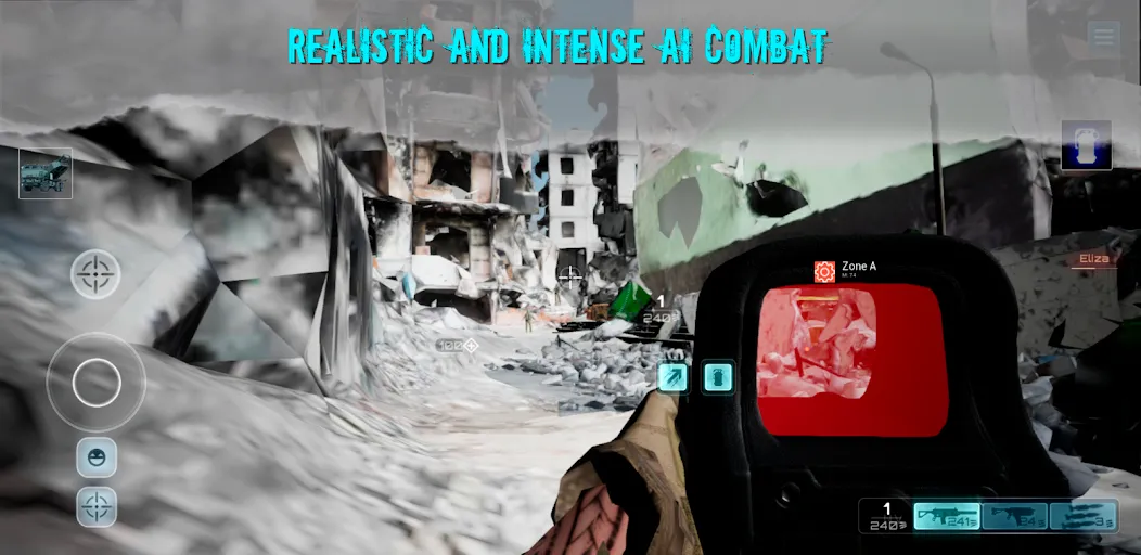 Shooter War WW3 CoopValor 2056 (Шутер  Третья мировая война)  [МОД Menu] Screenshot 3