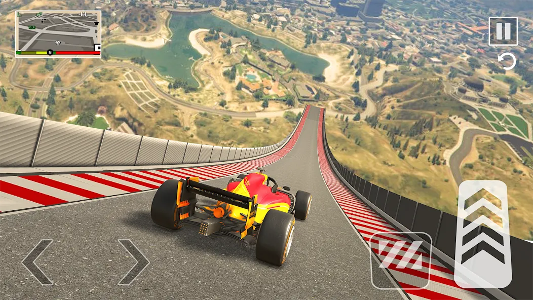 Formula Car Stunt - Car Games (Формула автомобиль трюк)  [МОД Unlimited Money] Screenshot 3