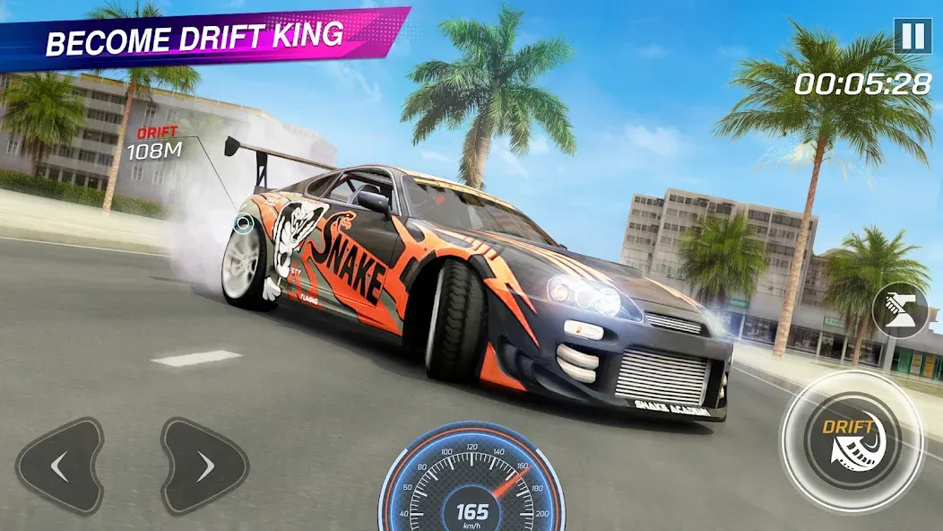 Extreme Car Driving: Car Drift  [МОД Бесконечные деньги] Screenshot 1