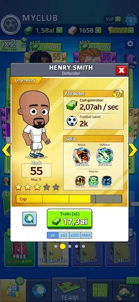 Idle Soccer Story - Tycoon RPG (Айдл Соккер Стори)  [МОД Unlocked] Screenshot 4