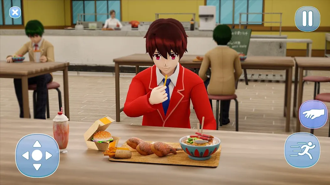 Anime Boy High School Life 3d  [МОД Unlimited Money] Screenshot 2