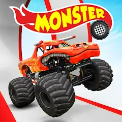 Скачать взломанную Monster Truck Crush (Монстр Трак Стант)  [МОД Menu] - стабильная версия apk на Андроид