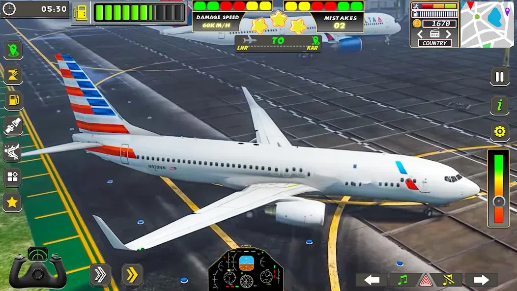 Real Flight Sim Airplane Games (Реал Флайт Сим Авиасимуляторы игры на самолеты)  [МОД Бесконечные деньги] Screenshot 5