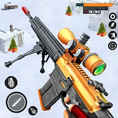 Скачать взлом Banduk Game - Sniper Gun Games (Снайперская Война 3D)  [МОД Unlimited Money] - стабильная версия apk на Андроид