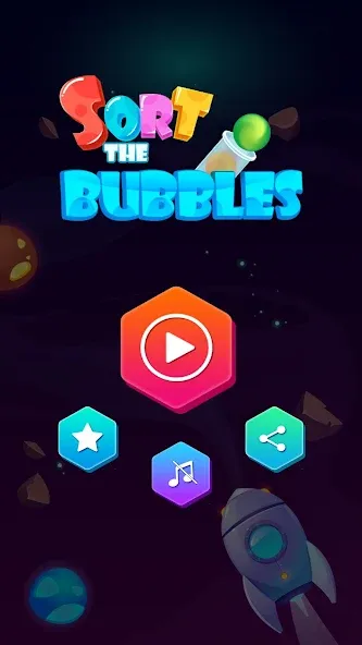 Ball Sort - Bubble Sort Puzzle (Болл Сорт)  [МОД Много денег] Screenshot 1