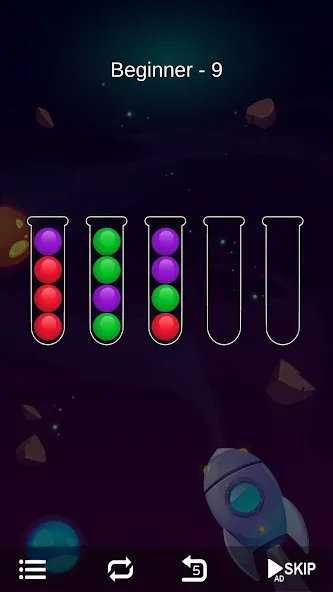 Ball Sort - Bubble Sort Puzzle (Болл Сорт)  [МОД Много денег] Screenshot 3