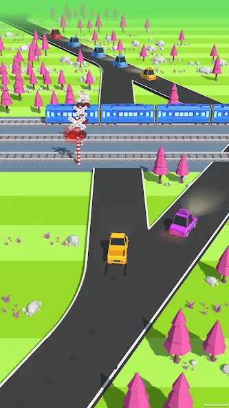 Traffic Run!: Driving Game  [МОД Бесконечные деньги] Screenshot 1