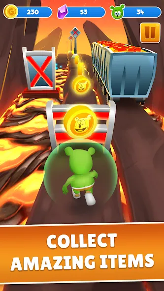 Gummy Bear Run: Running Games (Гамми Бер Ран)  [МОД Все открыто] Screenshot 4