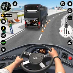 Скачать взломанную Bus Simulator : 3D Bus Games (Бас Драйвинг Симулятор ПВП Игра)  [МОД Бесконечные деньги] - стабильная версия apk на Андроид