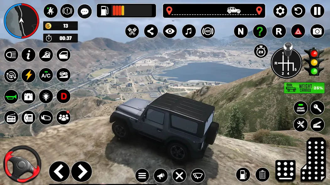 Offroad Jeep Driving & Parking  [МОД Бесконечные деньги] Screenshot 3