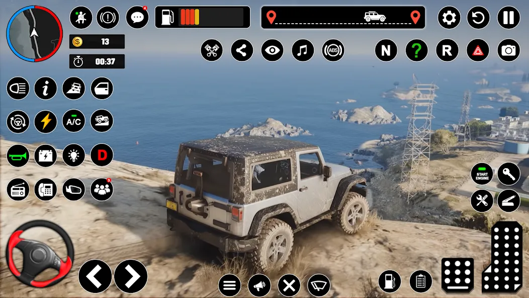 Offroad Jeep Driving & Parking  [МОД Бесконечные деньги] Screenshot 5