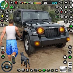 Взломанная Jeep Driving Simulator offRoad (Джип Драйвинг Симулятор вне дороги)  [МОД Unlimited Money] - полная версия apk на Андроид