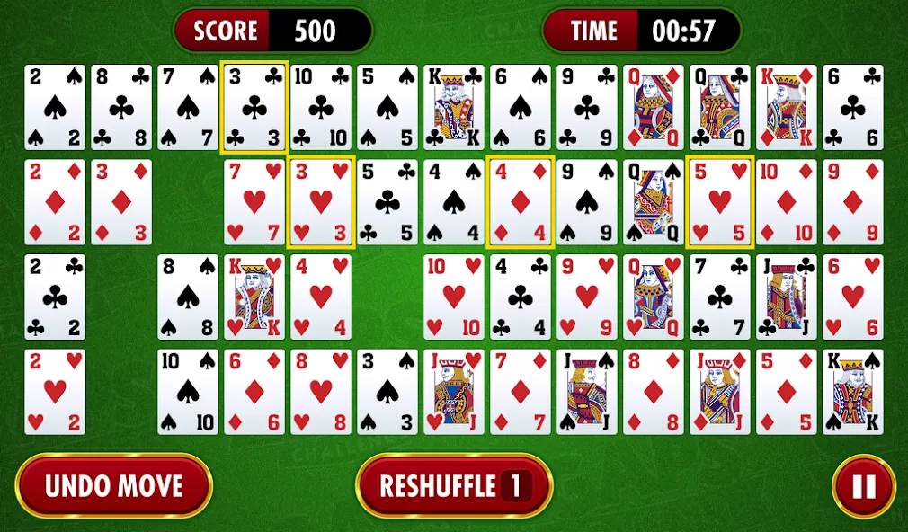 Gaps Solitaire Challenge (Гапс Солитер Челлендж)  [МОД Много монет] Screenshot 1