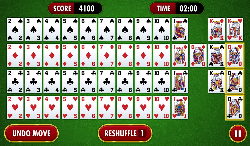 Gaps Solitaire Challenge (Гапс Солитер Челлендж)  [МОД Много монет] Screenshot 2