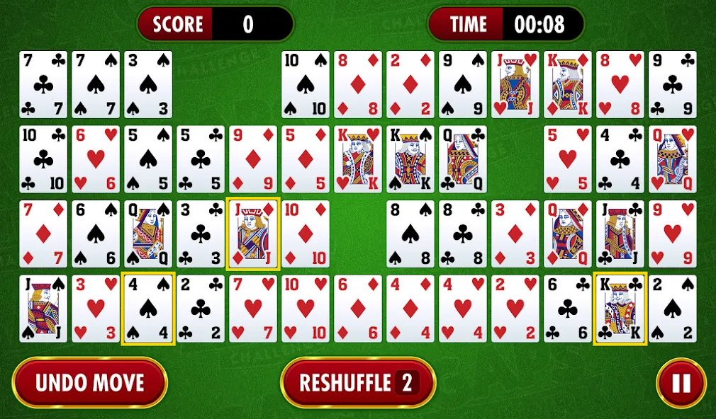 Gaps Solitaire Challenge (Гапс Солитер Челлендж)  [МОД Много монет] Screenshot 4