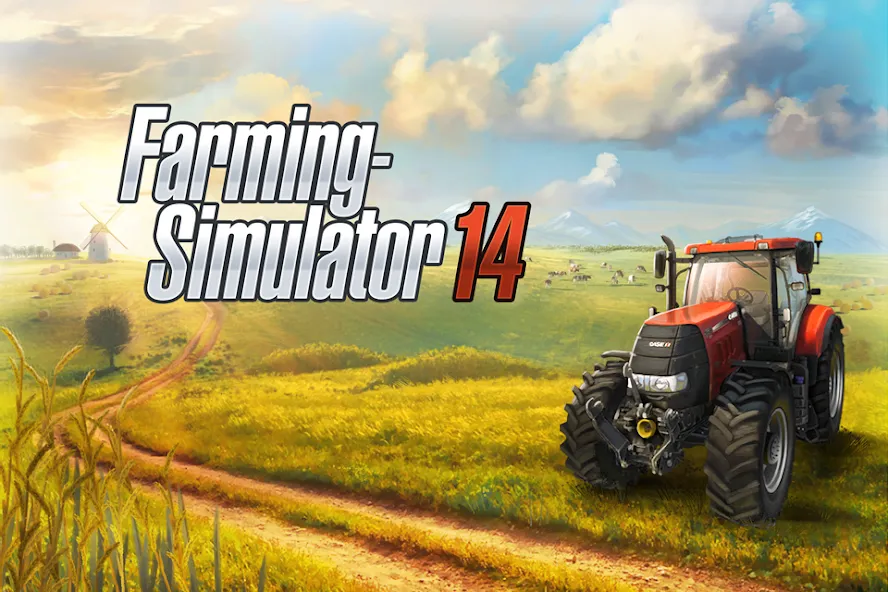 Farming Simulator 14 (Фарминг Симулятор 14)  [МОД Бесконечные деньги] Screenshot 1