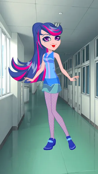 Pony College Student Dress Up (Пони Студент Колледжа Одеваются)  [МОД Unlocked] Screenshot 1