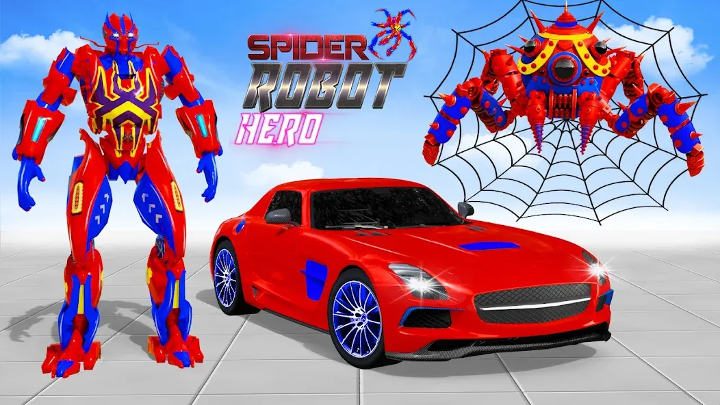 Spider Robot: Robot Car Games (Спайдер Робот)  [МОД Menu] Screenshot 4