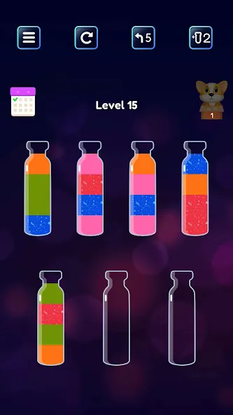 Soda Sort: Water Color Puzzle (Сода Сорт)  [МОД Menu] Screenshot 3