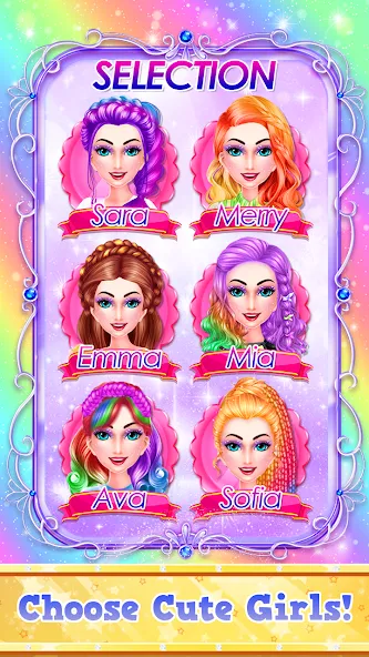 Fashion Braid Hairstyles Salon  [МОД Mega Pack] Screenshot 2