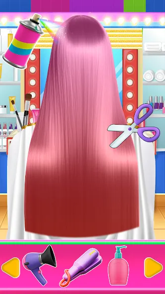 Fashion Braid Hairstyles Salon  [МОД Mega Pack] Screenshot 3