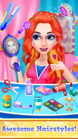 Fashion Braid Hairstyles Salon  [МОД Mega Pack] Screenshot 4