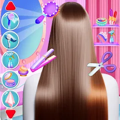 Взлом Fashion Braid Hairstyles Salon  [МОД Mega Pack] - полная версия apk на Андроид