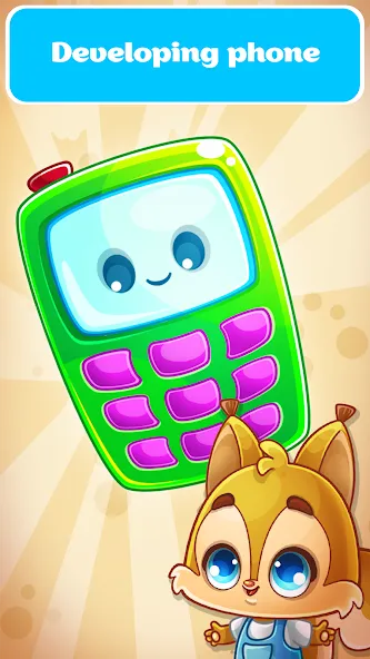 Babyphone game Numbers Animals  [МОД Много денег] Screenshot 1