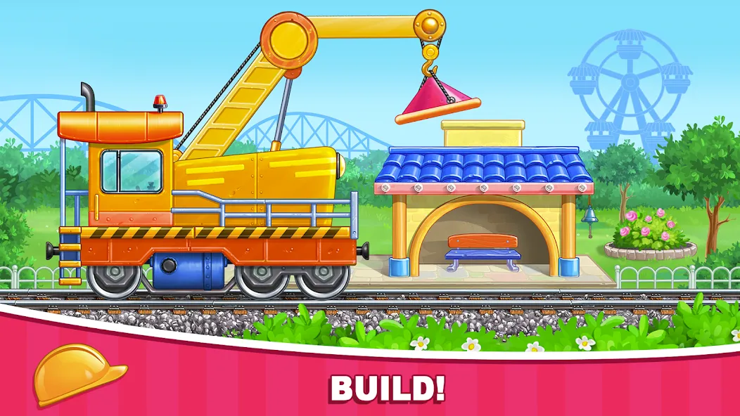 Car games Bulldozer for kids 5  [МОД Бесконечные деньги] Screenshot 4