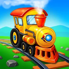 Взломанная Train Games for Kids: station  [МОД Много денег] - последняя версия apk на Андроид