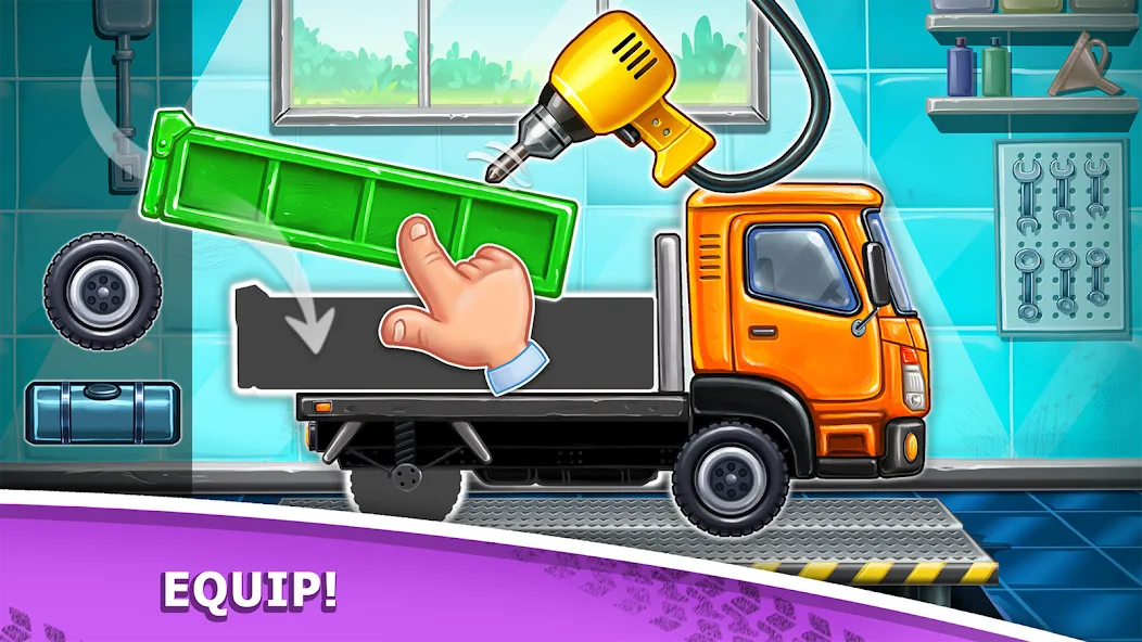 Truck games - build a house  [МОД Меню] Screenshot 1