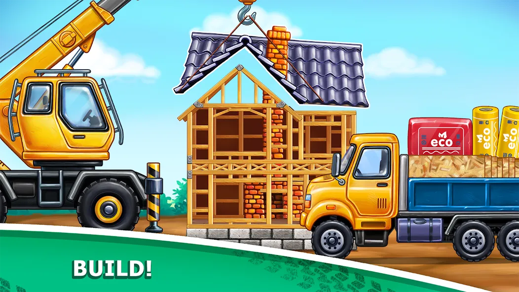 Truck games - build a house  [МОД Меню] Screenshot 4