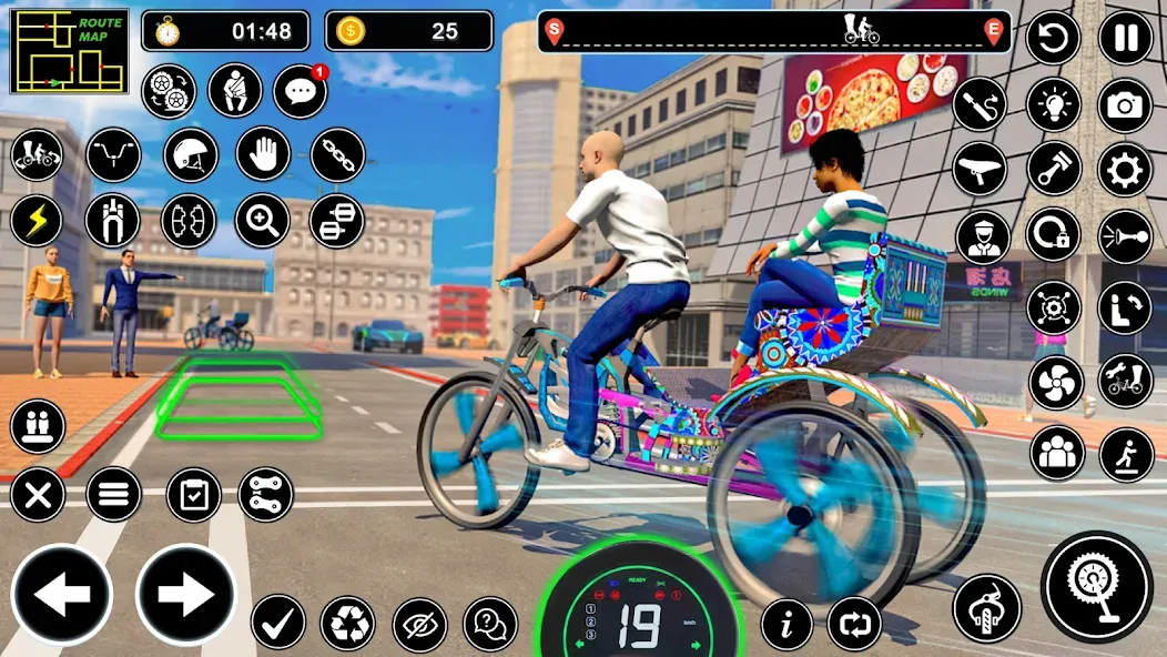 BMX Cycle Games 3D Cycle Race (игры на велосипеде 3D гонка)  [МОД Все открыто] Screenshot 4