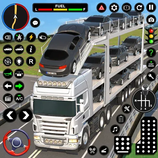 Car Transport - Truck Games 3D  [МОД Unlimited Money] Screenshot 1