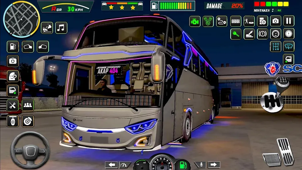 Public Coach Bus Driving Game (Паблик Коуч Бас Драйвинг Гейм)  [МОД Бесконечные деньги] Screenshot 1