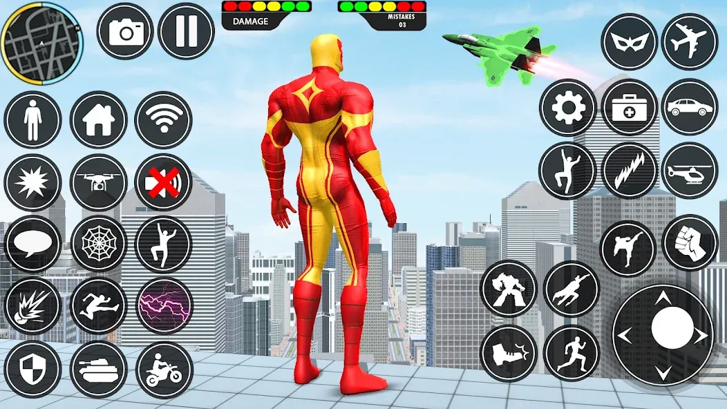 Rope Hero: Speed Hero Games (Роуп Хиро)  [МОД Много монет] Screenshot 2