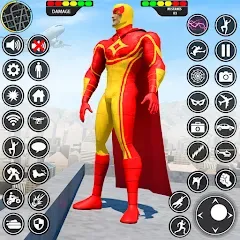 Скачать взломанную Rope Hero: Speed Hero Games (Роуп Хиро)  [МОД Много монет] - последняя версия apk на Андроид