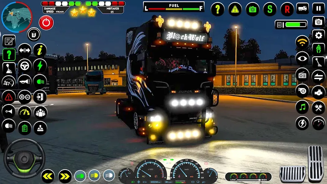 Truck Driving Euro Truck Game  [МОД Бесконечные монеты] Screenshot 1